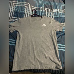 The North Face grey tee with back print